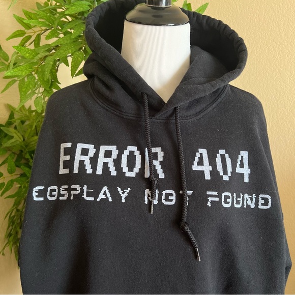 Error 404 Cosplay Not Found Hoodie - Picture 2 of 3